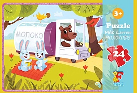 FA04 Пазли ТМ "F-Toys" із серії "Молоковіз", 24 елементи - 1 - smarttoys.com.ua