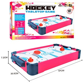 Настільна гра 2572 аерохокей, дерев'яний, поле, 2 ручки, 2 шайби, бат., кор., 51,5-31,5-7,5 см.  - 1 - smarttoys.com.ua