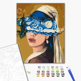 Картина за номерами: Погляд в зоряну ніч 40x50 - 1 - smarttoys.com.ua