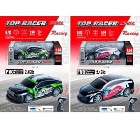 Машина D-10-12 2,4G, акум., 1:14, корпус не б'ється, гумові колеса, USB,2 види, муз., 34-12-15,5 см. - 1 - smarttoys.com.ua