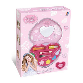 Косметика 2984HA серце, тіні, помада, лак, пензлик, кор., 22-30-6,5см. - 1 - smarttoys.com.ua