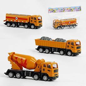 Спецтехніка 706-3 (200) 3 види, інерція, у пакеті - 1 - smarttoys.com.ua