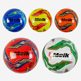 М`яч футбольний C 55977 (60) 5 видів, м`який PVC, гумовий балон, розмір №5 - 1 - smarttoys.com.ua