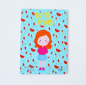 Блокнот TM Profiplan "Artbook Rainbow " Tutti Frutti", watermelon, A6 - 1 - smarttoys.com.ua