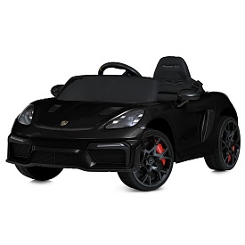 Машина M 6055EBLRS-2 радіокер. 2,4G, 12V9AH, 2*35W, MP3, USB,SD,BT,EVA,шкіра,муз.,світло,фарб.чорний - 1 - smarttoys.com.ua