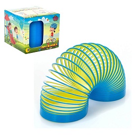 Пружинка UK001 жовто-блакитна, кор., 8,5-8,5-7,5 см. - 1 - smarttoys.com.ua