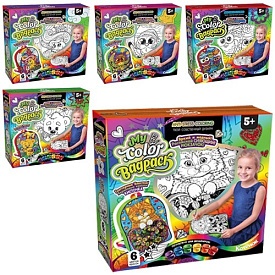 Набір креат.твор-ті "My Color BagPack" рюкзачок-розмальовка (5), CВР-01-01, 02, 03,04,05 ДАНКО ТОЙС - 1 - smarttoys.com.ua