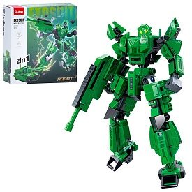 Конструктор SLUBAN M38-B1279 2в1 (робот, танк), фігурка, 247 дет., кор., 22-23,5-7 см. - 1 - smarttoys.com.ua