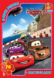 Z10218 Пазли ТМ "G-Toys" із серії "Тачки", 70 елементів - 1 - smarttoys.com.ua