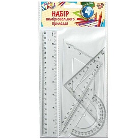 Набір лінійок YES (4 предм.), лінійка 20 см - 1 - smarttoys.com.ua