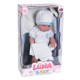 Пупс AKG-0031 (16шт) 39см, пляшечка, ковдра, в кор-ці, 24,5-41,5-12,5см - 1 - smarttoys.com.ua