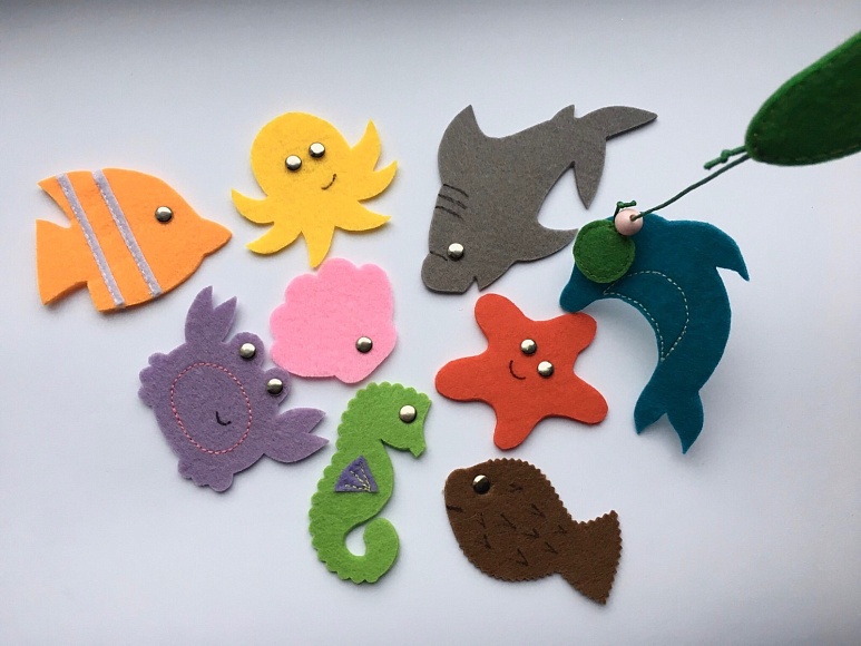 М'яка інтерактивна книжечка "Морський світ" 20*20 см, 2 аркуша - 4 - smarttoys.com.ua