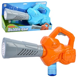 Мильні бульбашки DE-17 бластер, запаска, 2 кольори,  муз. світло,  бат., кор., 38-22-10 см. - 1 - smarttoys.com.ua