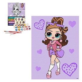 Набір для розпису по номерах для дітей "L.O.L. Surprise! Tweens Fancy Gurl" 30х40см - 1 - smarttoys.com.ua