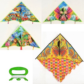 Повітряний змій MR 0435 ширина 110см., довж. 55см., хвіст 65см., мікс видів, кул., 9-74-1,5 см. - 1 - smarttoys.com.ua