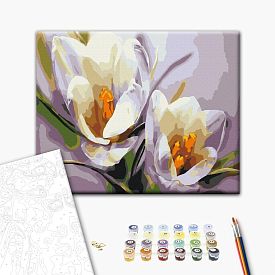 Картина за номерами: Крокуси 40х50 - 1 - smarttoys.com.ua