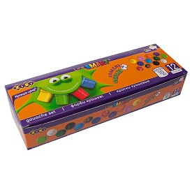 Гуаш 12 кол.х 10мл. - 1 - smarttoys.com.ua