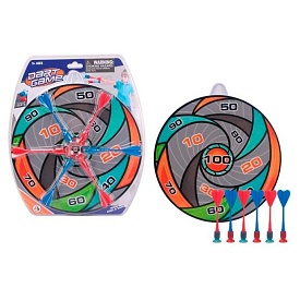 Дартс MR 0871 на присосках, дротики 6 шт., бліст., 32,5-38-3,5 см. - 1 - smarttoys.com.ua