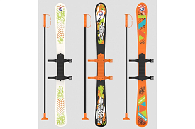 Лижі з палицями дитячі, арт.9260 - 1 - smarttoys.com.ua