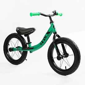 Велобіг "CORSO Spin-X" PX-415-63 (1) сталева рама, колесо 14", надувні колеса, підніжка, підставка для ніг, дзвіночок - 1 - smarttoys.com.ua