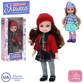 Лялька M 6173 I UA Яринка, 2 види, пісні, муз. (укр.), бат. (табл.), кор., 15-29-7 см. - 1 - smarttoys.com.ua