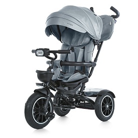 Велосипед ME 1193 MODENA Gray 3кол.гума а.п.(12/10)оберт.сид.,кол.гальма,скл.кермо,світло,сумк,сірий - 1 - smarttoys.com.ua