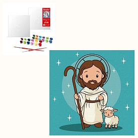 Набір для розпису по номерах для дітей "Милий Ісус" 25х25см - 1 - smarttoys.com.ua