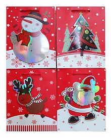 Пакет 26*32*10см паперовий "Cанта та компанія", 12 шт в пак. - 1 - smarttoys.com.ua