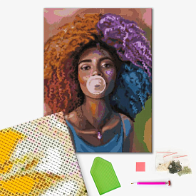 Алмазна мозаїка: В стилі хуба-буба 40х50 - 1 - smarttoys.com.ua