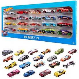 Набір з 20-ти базових машинок Hot Wheels (в ас.) - 1 - smarttoys.com.ua