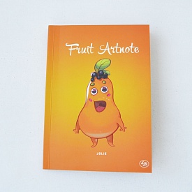 Блокнот TM Profiplan "Fruit artnote"Jolie" papaya, В6 - 1 - smarttoys.com.ua