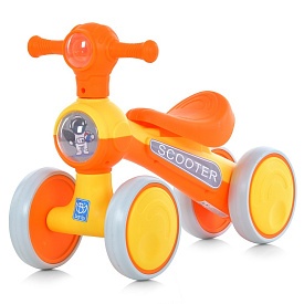 Толокар M 5729-7-6 мотоцикл, муз., світло, бат., жовто-помаранчевий - 1 - smarttoys.com.ua