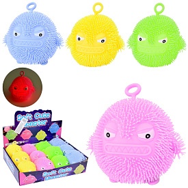 Ї-їжачок MS 3937 антистрес,монстр,коротка ручка,світло,бат.(таб.),12шт.(4кольори) в диспл.,30,75-21с - 1 - smarttoys.com.ua