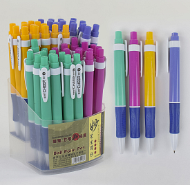 Набір кулькових ручок С 37073 синя паста  діаметр пишучого вузла 0,8 мм  - 1 - smarttoys.com.ua