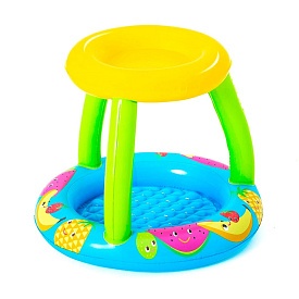 Басейн BW 52331 дитячий, 26л, надувне дно, рем.запл., від 2-х років, 94-89-79 см. - 1 - smarttoys.com.ua