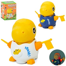 Музична іграшка 2366 динозавр, їздить/танцює,рух.деталі,2 кольори,муз.,світло,бат.,кор.,11-15,3-10см - 1 - smarttoys.com.ua