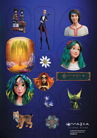 Мавка. Набір наліпок. СТІКЕР-ПАК 2. Німфи (У)(24) - 1 - smarttoys.com.ua