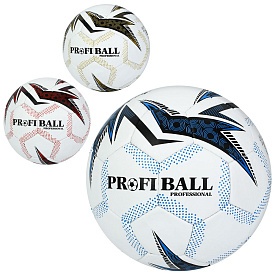 М'яч футбольний 2500-309 (30шт) розмір 5,  ПУ1, ручна робота, 32 панелі, 410-430г, 3 кольори, в пакеті - 1 - smarttoys.com.ua