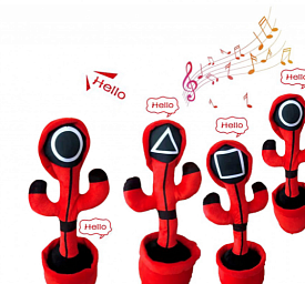 Іграшка №YY1022 "ГРА В КАЛЬМАРА" Танцююча, повторюшка з акумулятором. Sing.Dance.Recording TikTok (100)  - 1 - smarttoys.com.ua