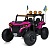 Джип M 6019EBLR-8 радіок.2,4G,2*12V12AH,4*45W,MP3,USB,TF,BLUETOOTH,EVA,APP,шкіра,муз.,світло,рожевий - 1 - smarttoys.com.ua