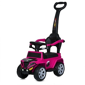 Каталка-толокар M 5805EL-8 2-в-1 (з батьків. ручкою), муз., EVA, рожевий. - 1 - smarttoys.com.ua