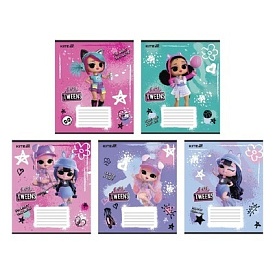 Зошит 12 арк., лін., гібр. лак + УФ лак, LO - 1 - smarttoys.com.ua