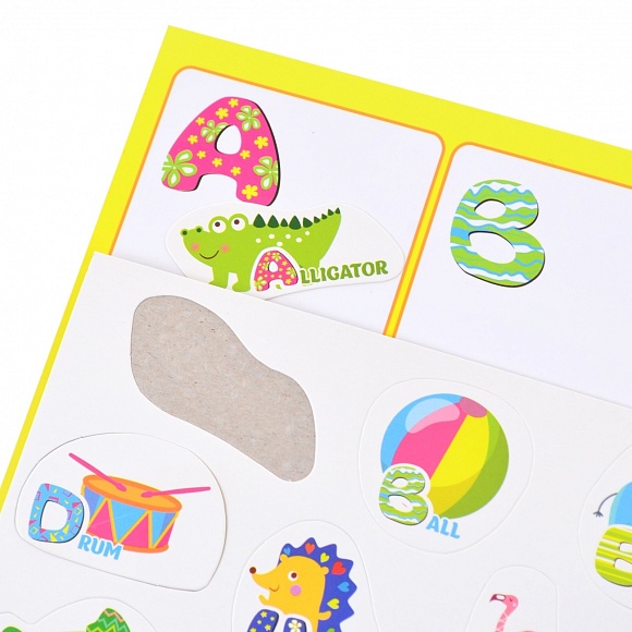 Набір для вивчення англійського алфавіту з наклейками "Useful Stickers". - 3 - smarttoys.com.ua