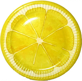 Тарілки "Лимон" (18,0 см)(10шт-уп) - 1 - smarttoys.com.ua