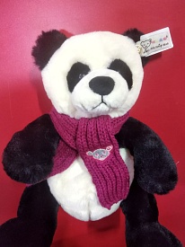 Пандочка велюрова мала 25см - 1 - smarttoys.com.ua