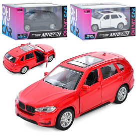 Джип AS-2229 АвтоСвіт, 1:36, мет., інерц., гум. колеса, відчин. двері, 3 кольори,кор.,14,5-7,5-6,5см - 1 - smarttoys.com.ua