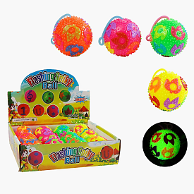 М`яч стрибун C 68775 (24) ЦІНА ЗА 1 ШТ. 12 ШТУК В БЛОЦІ, підсвічування, пискавка, в коробці - 1 - smarttoys.com.ua