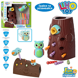 Гра FT 0017 Нагодуй совеня, магнітна, пташка, гусениці, кор., 22,5-21,5-10,5 см. - 1 - smarttoys.com.ua