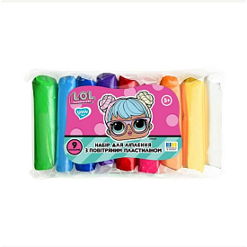 L.O.L. Surprise! TM 9 кольорів класік ТМ Lovin Набір для ліплення з повітряним пластиліном - 1 - smarttoys.com.ua