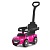 Каталка-толокар M 6255EL-8 бат.ручка, муз, світло, шкіра, підсклянник, MP3, BLUETOOTH, рожевий - 1 - smarttoys.com.ua